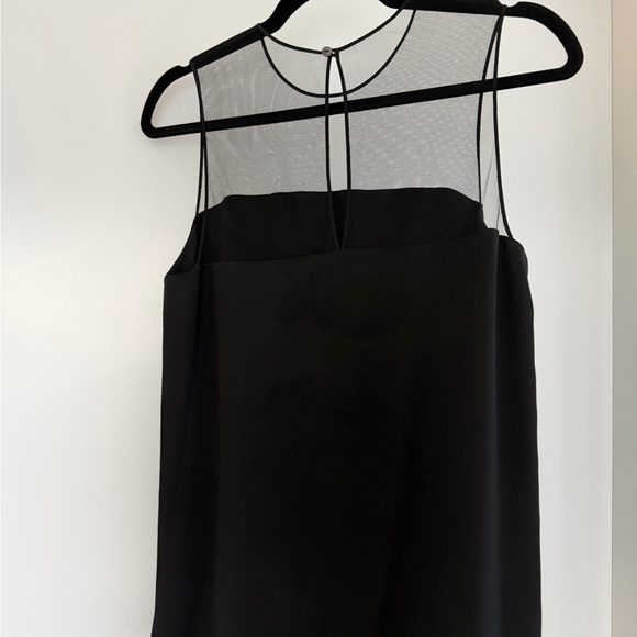 Aritzia Babaton Lionel Sleeveless Black Mesh Blouse - Picture 7 of 12